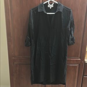 Black 100% Tencel Dress with Pockets